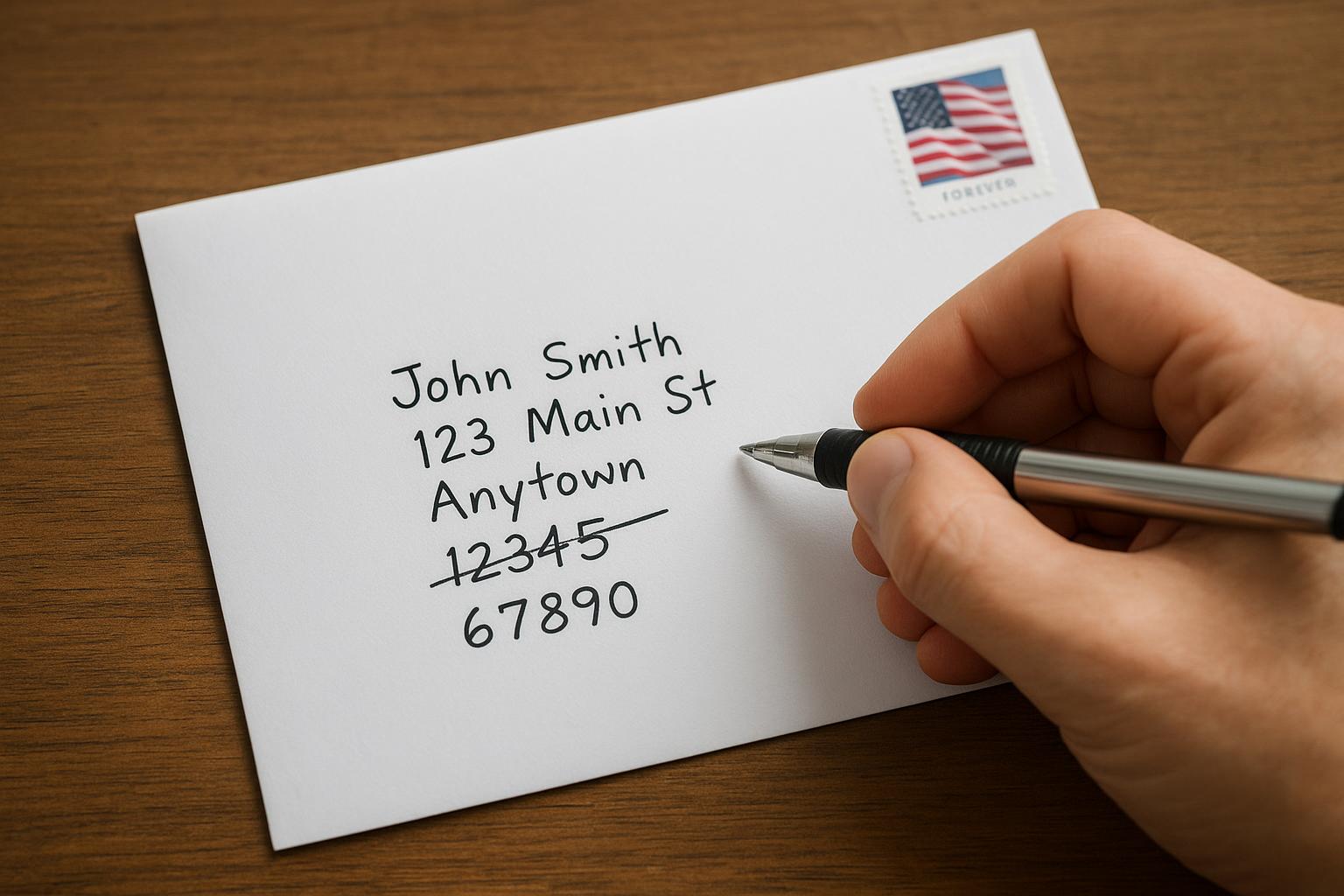 Fixing the Wrong Zip Code on Mail for Accurate Deliveries