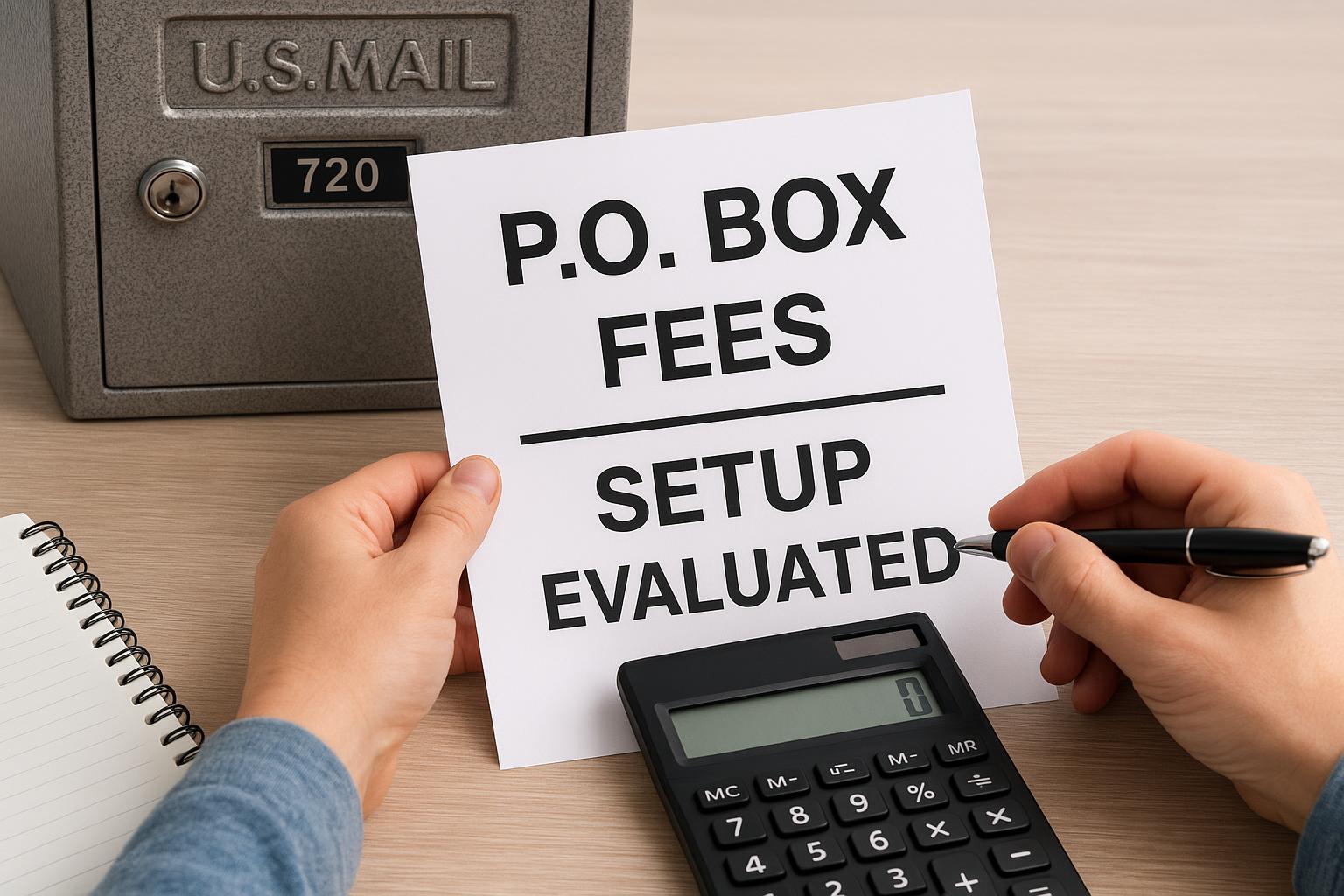 po box fees and setup
