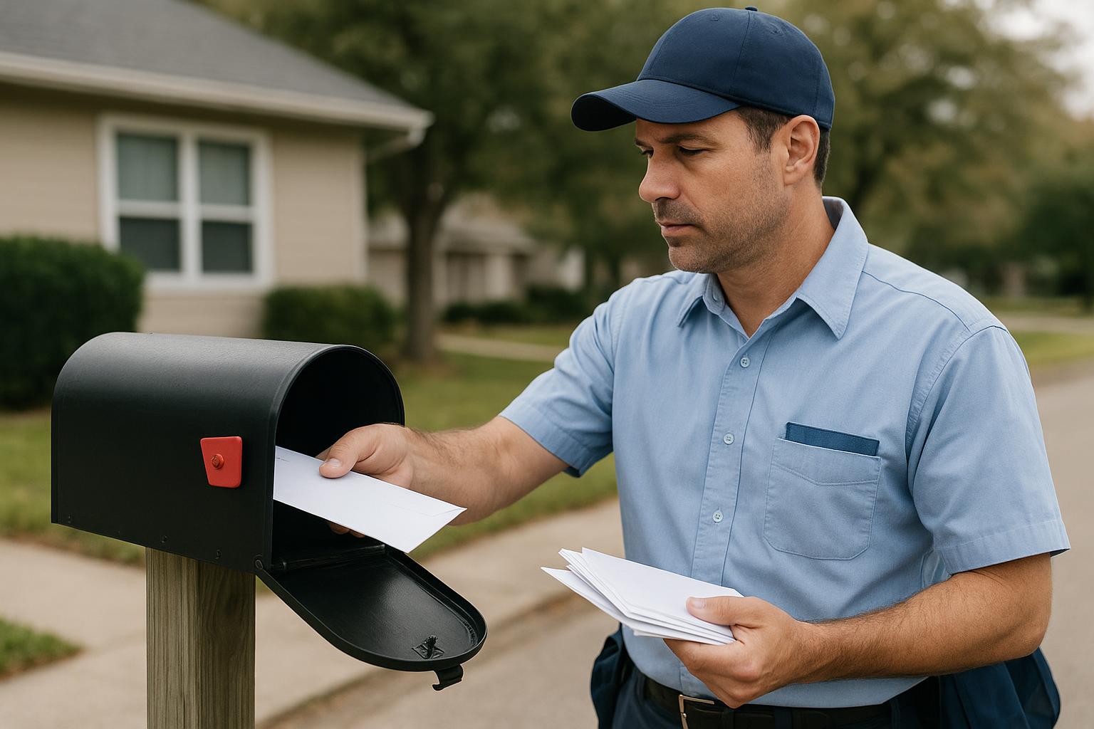 who can put mail in a mailbox