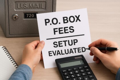po box fees and setup