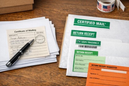 certificate of mailing vs certified mail